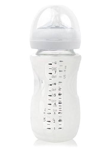 Olababy Silicone Sleeve for Avent Natural Glass Baby Bottles (8 oz
