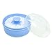 Timoo 2 pcs Body Powder Puff Kit Container with Bath Powder Puffs