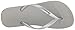 Ipanema Women's Ana Tan Flip Flop, Grey/Silver, 9 M US