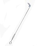 Stainless Steel Ash Tool, Ash Rake for Big Green Egg, Kamado Joe and Other Charcoal Grills