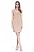 Women Long Spaghetti Strap Full Cami Slip Camisole Under Dress Liner,X-Large,Camel