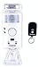 UniquExceptional MA795DC Strobe Motion Activated Alarm and Door Chime with Remote (White)