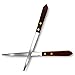 Fyess 5 PCS Rosewood Handle Letter Opener Wooden Handle Stainless Steel Blade