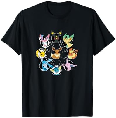 Amazon.com: Pokemon Adult Unisex Black Grid T-Shirt : Clothing