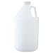 Firefly Bulk Empty HDPE Plastic Bottles with Childproof Caps - 1 Gallon (128 Ounces) - Case of 4 - for Liquids