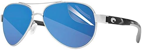 RIPCLEAR Sunglass Protectors for Costa Del Mar Sunglasses - Scratch Proof Crystal Clear - 2 pack Lens Protectors