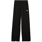 PUMA Womens Essentials Elevated Rib High Waisted Pants Casual - Black