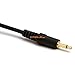 6ft Black Audio Cable 3.5mm Mono Male to RCA Mono Male Connectors