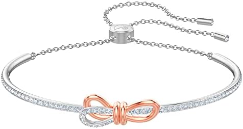Amazon.com: Swarovski Una Bangle Bracelet with Clear Crystals and