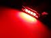 iJDMTOY 4-SMD Brilliant Red Error Free 6411 578 LED Replacement Bulb Compatible With Car Interior Dome Light or Trunk Area Light