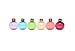 Thumbs Up XMASPT Christmas Spirit Shot Glasses, Multicolor, Set of 6