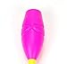 AllPlay Rhythmic Gymnastic Club Rubber Head 45cm 150g Olympic Competition Spec Pair of 2 Duo Color (45cm Fuschia Yellow)