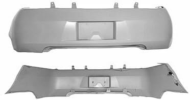 2009 Chevy Impala Rear Bumper, Painted 8554 White