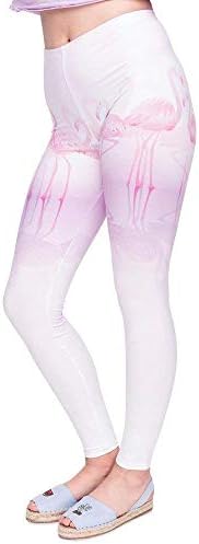 Yoga Pants Flamingo Series Women Legging Printing Clothing Pink Floor Leggings Fashion Elegant High Waist Woman Pants