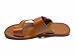 Scandro Men's 52657-Cognac Slip On Ring Toe Leather Sandal