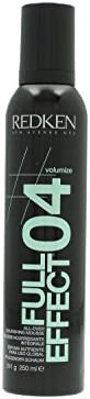 Redken Full Effect 04 Allover Nourishing Mousse for Unisex, 8.5 Ounce