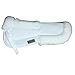 Exselle Half Pad with Wither Relief, White, 22 1/2-Inch