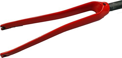 Strength 700C Forks Road Bicycle Red Gloss Carbon Fibre Fixed Gear Bike Carbon Fork