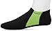 Nufoot Booties Men's Shoes, Foldable & Flexible Footwear, Fold and Go Travel Shoes, Yoga Socks, Indoor Shoes, Slippers, Black with Green Stripes, Extra Large
