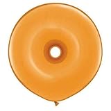 Qualatex 16" Geo Donut Mandarin Orange Latex