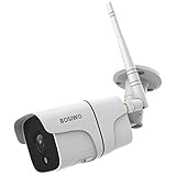 WiFi Camera Outdoor, Alexa Echo Show Camera，1080P HD Night Vision Bullet Cameras, Waterproof Security Camera,Motion Detection Alarm/Recording IP Cameras for Indoor Outdoor,Support Max 128GB SD Card