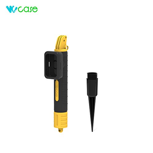WoCase OceanPole (Pro Edition) GoPro Handle Floating Hand Grip for GoPro HERO4 HERO3+/3/2/1 Cameras for ALL water sports (Scuba Diving /Storage Compartment/Lost Preventing Wrist strap/Portable with Carabiner)