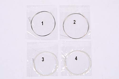 Q QINGGE Steel wire Mandolin strings 2 sets with a Polishing cloth ,light,010-035
