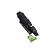 BPAGO Totes Umbrellas Compact car Umbrellas Windproof Travel Umbrella with Teflon Coating Small Automatic Open and Close Black Tote Umbrellas - Golf Umbrella