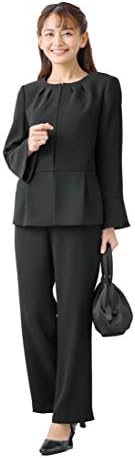 マーガレット M629 喪服 礼服ブラックフォーマル ジャケット レディース 売れ筋ランキング ブラウス パンツの３点スーツ