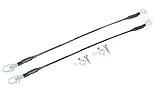 Sentinel Parts Left and Right 21 1/4 Length Tailgate Cable for 2002-2011 Dodge Ram Pickup Truck 55276074AC 55276074AE