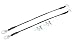 Sentinel Parts Left and Right 21 1/4 Length Tailgate Cable for 2002-2011 Dodge Ram Pickup Truck 55276074AC 55276074AE