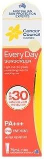 Cancer Council Australia Spf30 Pa+++ Every Day Sunscreen Lotion 75ml ( Hot Items ) by gole