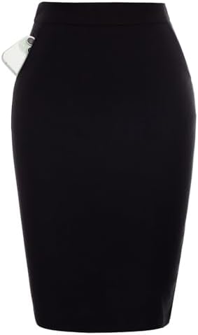 Amazon.com: GRACE KARIN Women's Black Skirts Bodycon Pencil Skirt