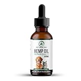 Hemp Oil for Dogs and Cats : 500MG - Anxiety Relief, Hip & Joint Health, Premium Organic Hemp Extract - Omega 3 & 6 Fatty Acids, Vitamin E Oil, Iron, Zinc - Stronger Than Fish Oil or Flaxseed Oil