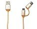 Android and Type C Charging Cable (2 in 1) - Compatible with New Samsung Model, GO PRO and Many Other Type C Android Devices