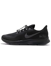 Nike Mens Air Zoom Pegasus 35 Shield Running Shoes, Black Metallic Silver-Night Maroon