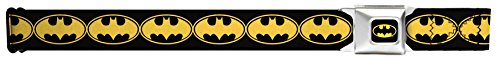 Bat Signal-3 Black/yellow/black Seatbelt Belt