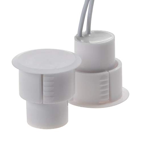 image for YXQ 12Sets NC Mount Wired Door Window Sensor Magnetic Reed Switch Rece