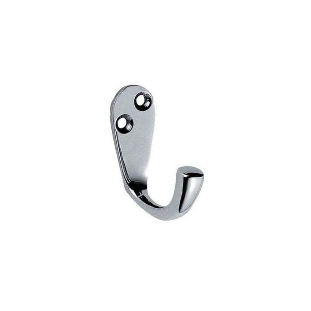 Carlisle Brass AA26CP/BP AA26CP Victorian Single Robe Hook, Polished Chrome