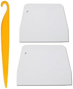 Neeshow Dough &amp; Bowl Scrapers,Stripping knife ,Set Of 3 Multipurpose Kitchen Gadgets