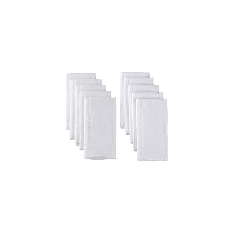 GERBER 10 Pack Flatfold Birdseye Diaper – 10 Count (Pack of 1)