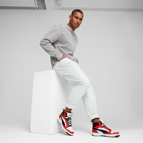 Unisex Rebound V6 Turnschuhe, Puma White Puma Black For All Time Red, 40 EU