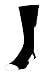 TCK Player Id Black/White Number Crew Sock (#1 - Single Sock, Large)