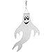 SHEOO 43 Inch Ghost Windsock and Spinners - Includes Hanging Clip - Halloween Hanging Decoration