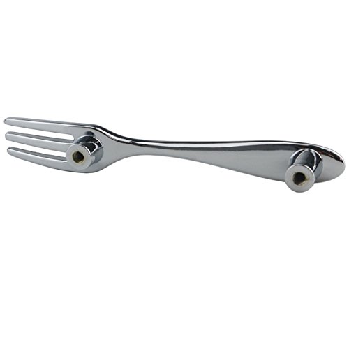 image for Ogrmar 6PCS Creative Knife Spoon Fork Kitchen Cabinet Closet Drawer Pu