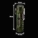 Waterproof Lighter, Outdoor Windproof Lighter Flashlight, USB Rechargeable Dual Arc Lighter, Flameless and No Butane Electronic Plasma Lighter for Camping Hiking (Camouflage)