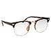 Kids Nerd Glasses Half Frame Clear Lens Geek Costume Children's (Age 3-10) Tortoise/Gold
