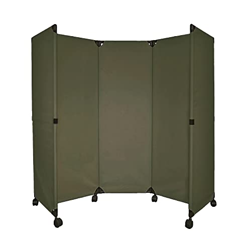 Versare MP6 Portable Folding Economical Partition 3 Panels Adjustable Widths Freestanding