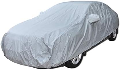 FYLY-Full Car Cover,Waterproof Breathable Covers Windproof Dustproof Outdoor UV Protection Universal Up to Erproof Resistant Protector,Sedan,XXXL
