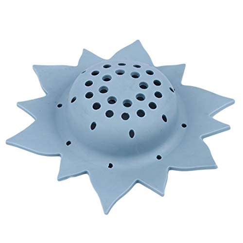 lehao Kitchen Bathroom Sink Strainers Basket Hair Catcher Sink Drain Cover Sink Strainer Kitchen Universal Kitchen Accessories,Blue